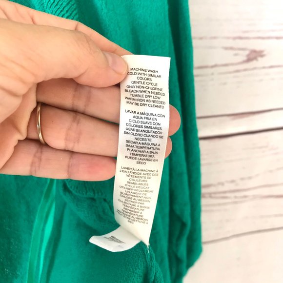 Chico's Solid Ruffle Cardigan Size 1 - Picture 10 of 13